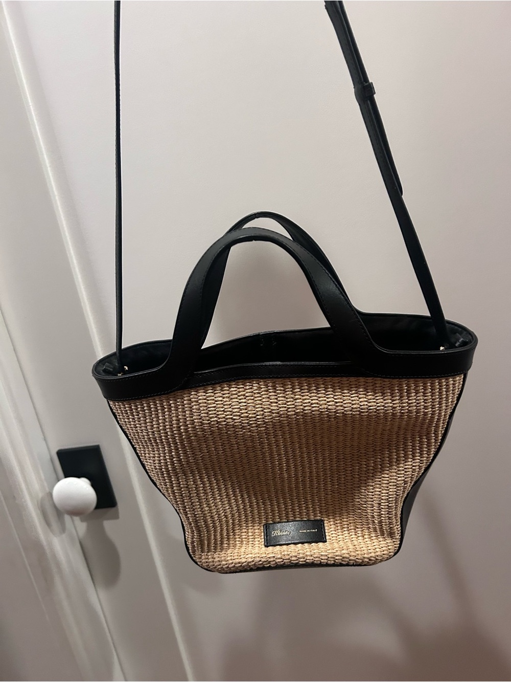Khaite top handle basket bag with crossbody strap - Picture 4 of 7